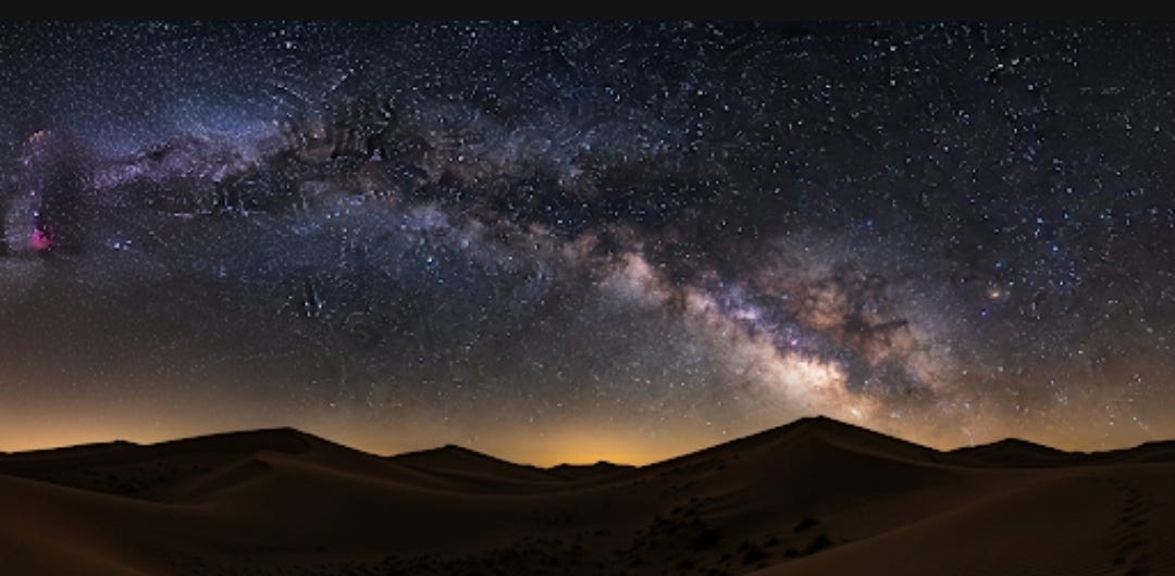 The Desert Sky’s Silent Symphony: A Canvas AboveThere’s a different ki