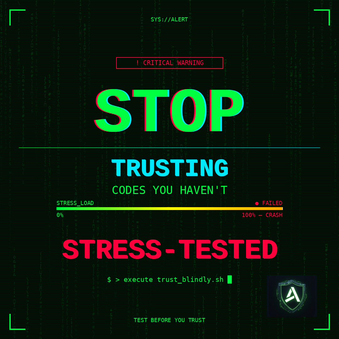 Stop Trusting Codes You Haven’t Stress-Tested