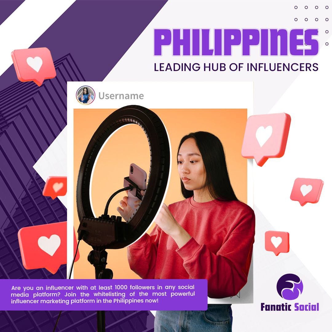 Philippines: The Leading Hub of Influencers