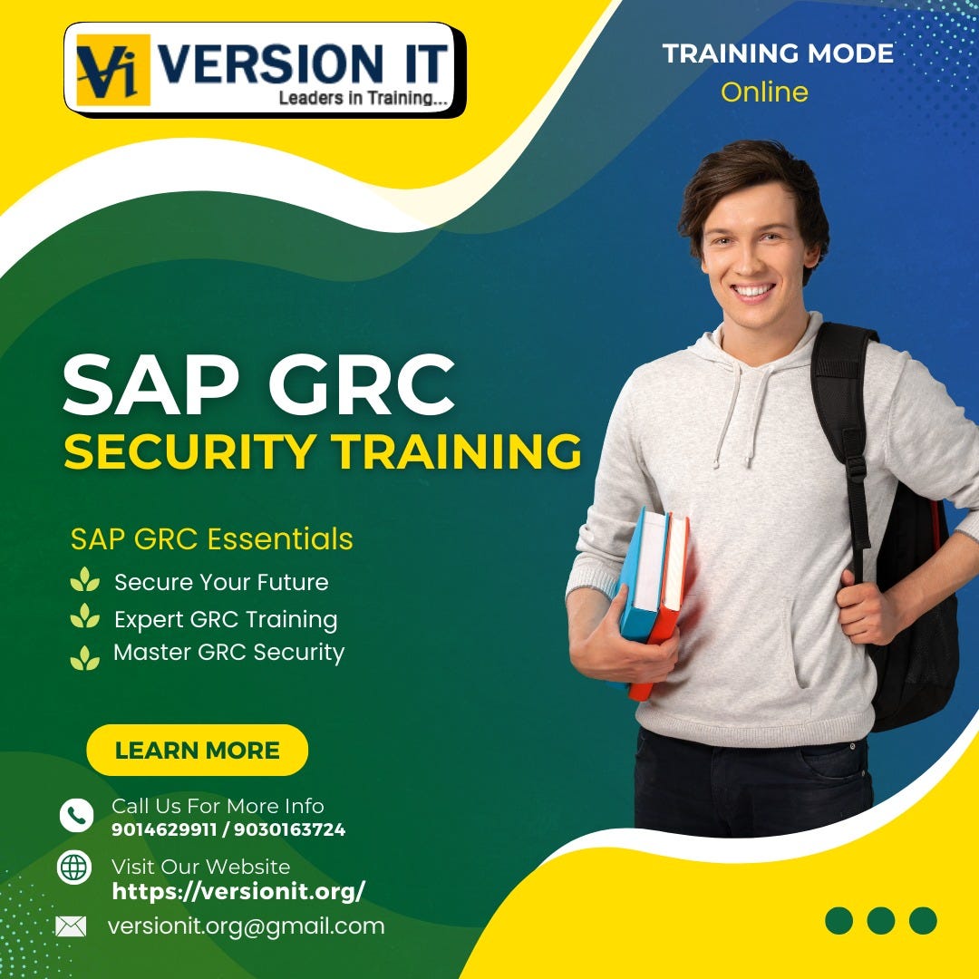 Version IT: The Best SAP GRC Security Training in the USA