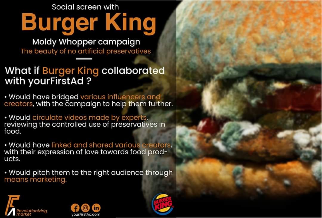 Social Screen with Burger King’s Moldy Whopper Campaign