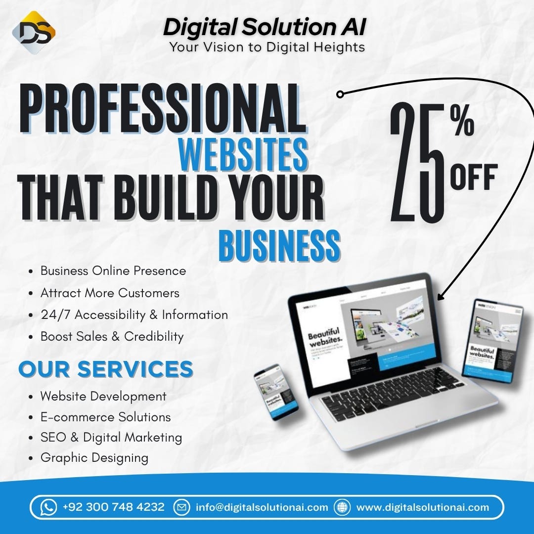 Get a Professional Website & Grow Your Business