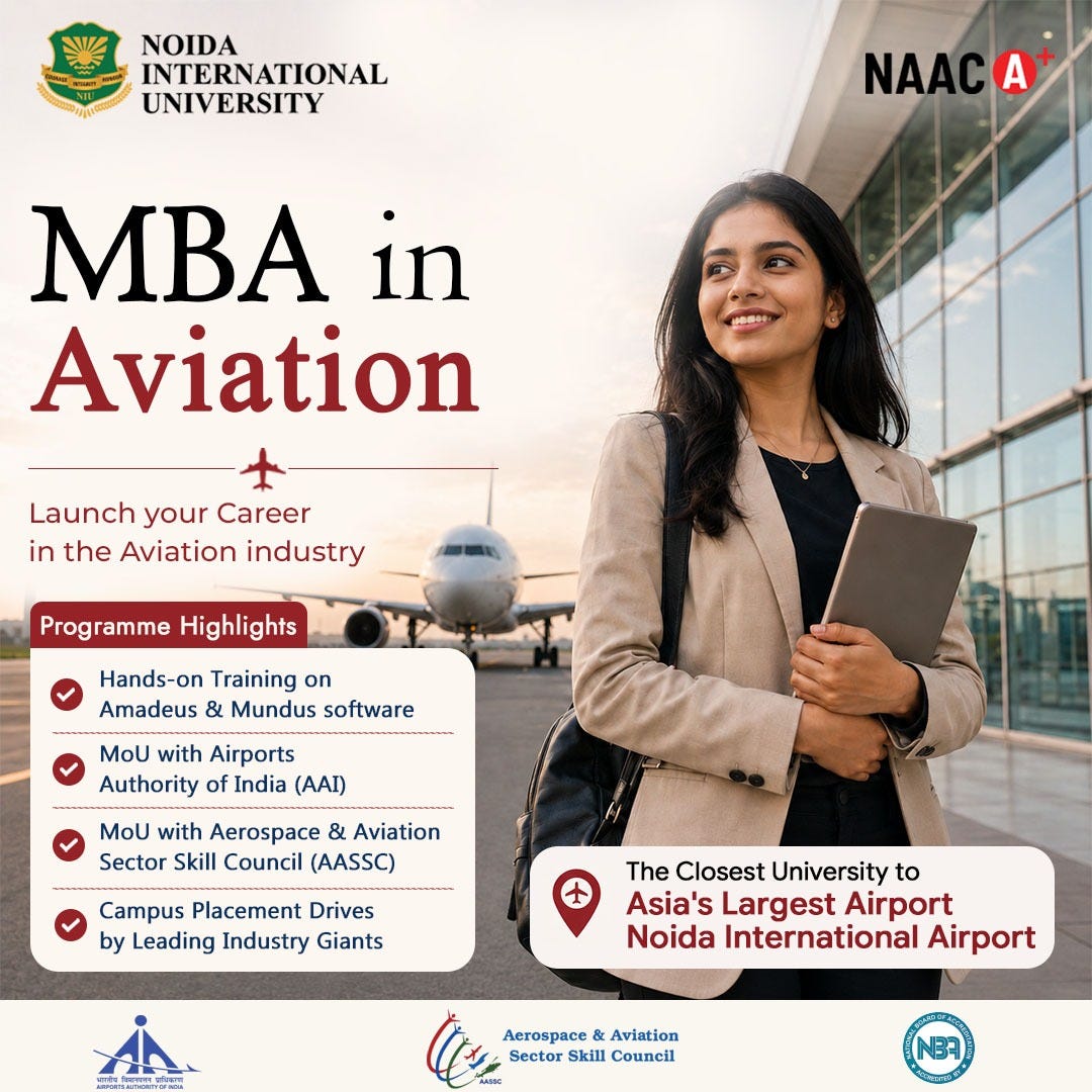 MBA in Aviation Management at Noida International University: Soar Tow MBA in Aviation Management at Noida International University: Soar Tow