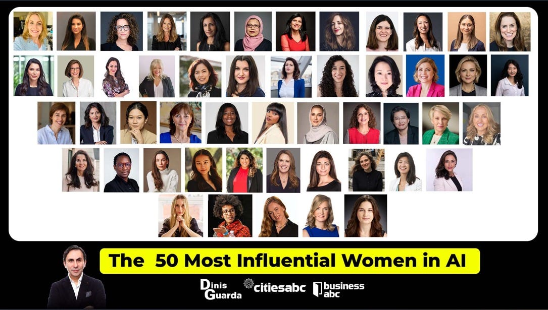 Top Most Influential Women in AI, Curated by Dinis Guarda Citiesabc Businessabc