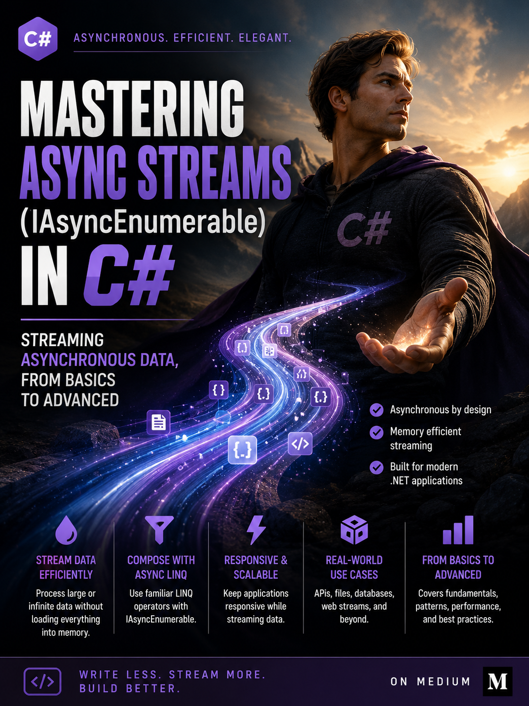 Mastering Async Streams in C#: IAsyncEnumerable Guide