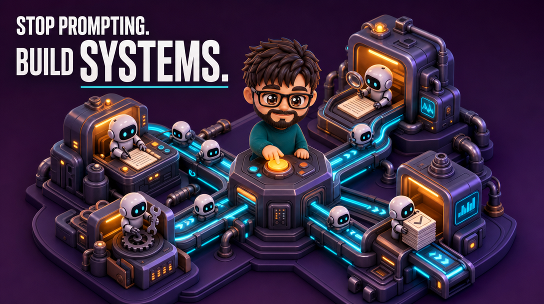 Stop Prompting Agents. Build Systems That Prompt Them For You.