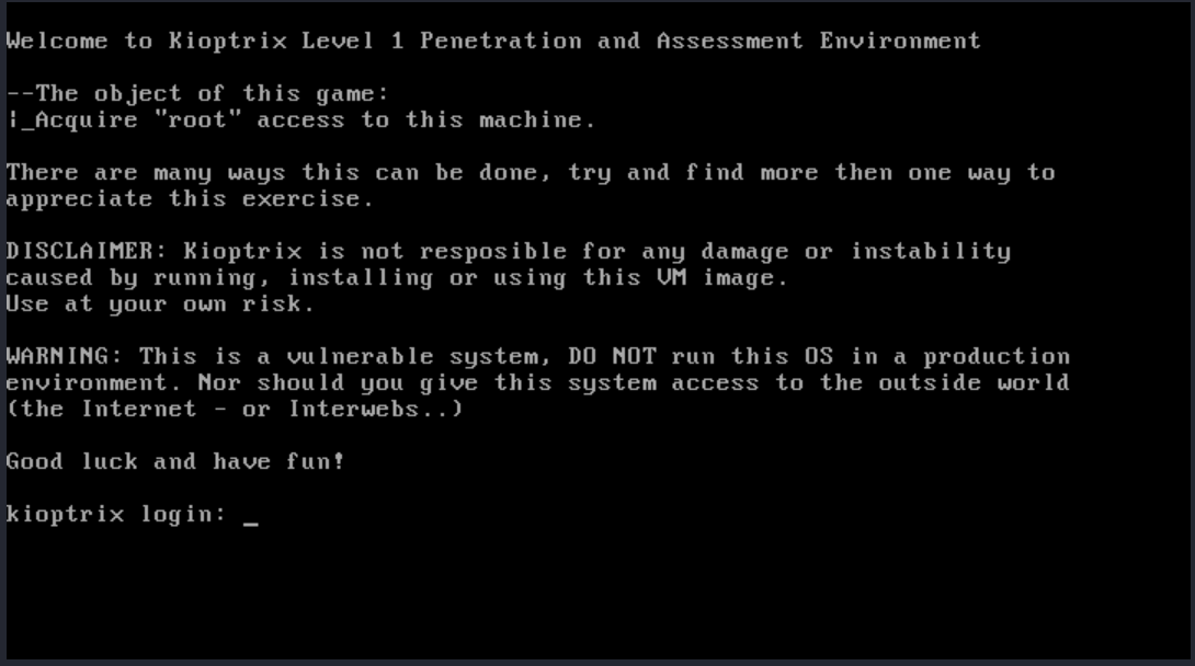 Writeup — Kioptrix Level 1 Machine For Beginner