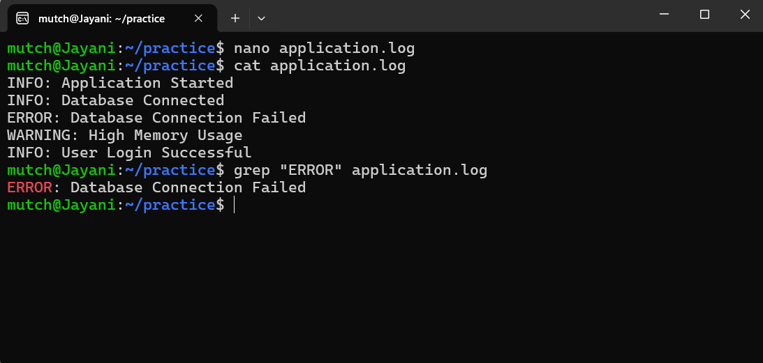 Building a Simple Log Monitoring Script in Shell Scripting