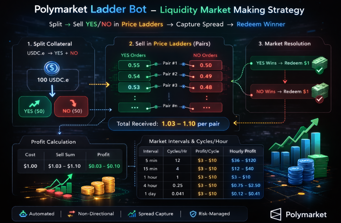 Building a Polymarket Liquidity Maker Bot in Python (Crypto 5m–1d Markets)