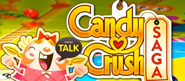 Candy Crush Saga launches on hot messaging system Kakao Talk in South Korea