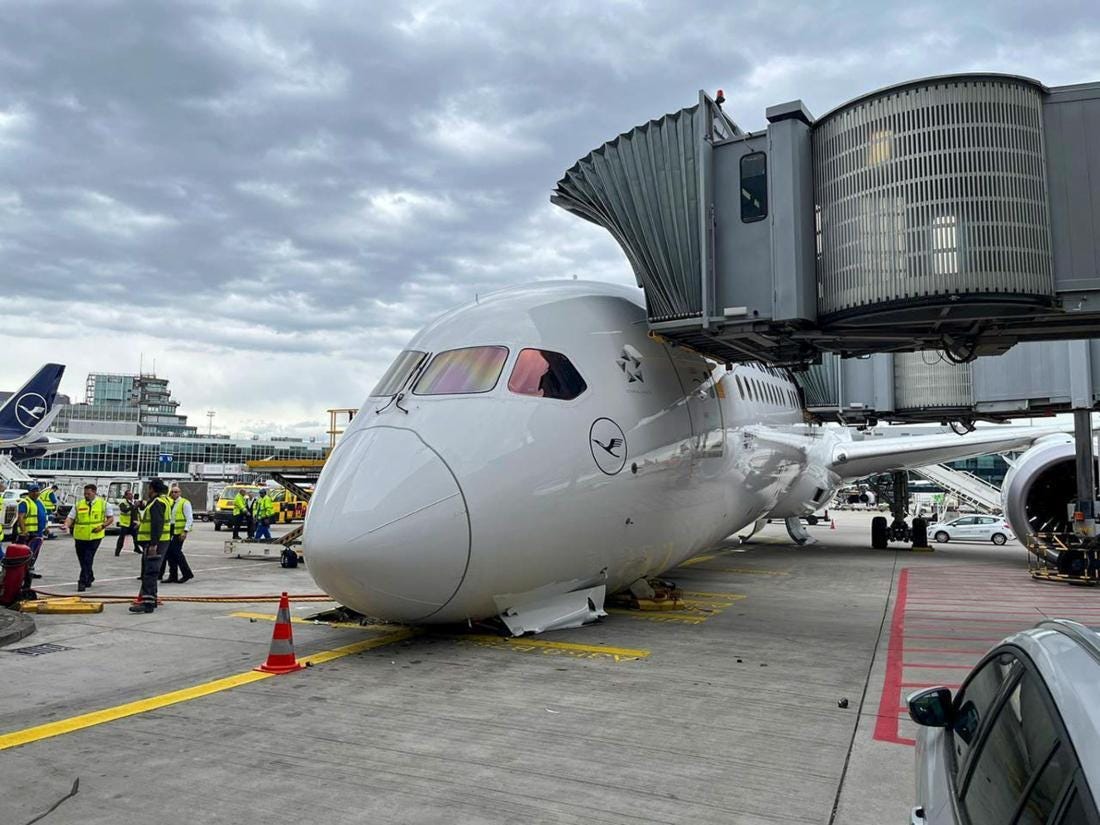 Grounded Before Takeoff: The Lufthansa 787 Nose Gear Collapse