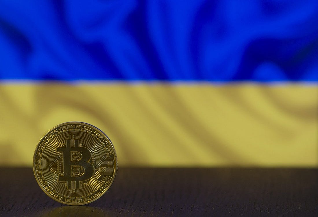 bitcoin Ukraine Russia war