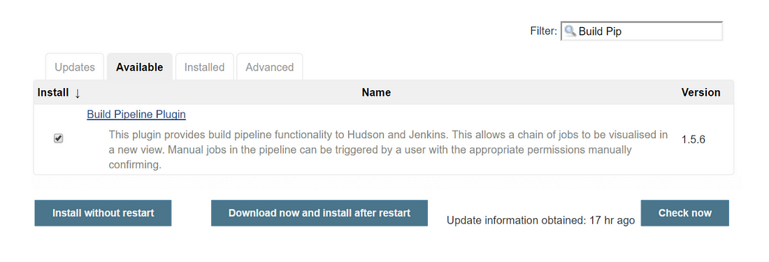 Jenkins plugin management