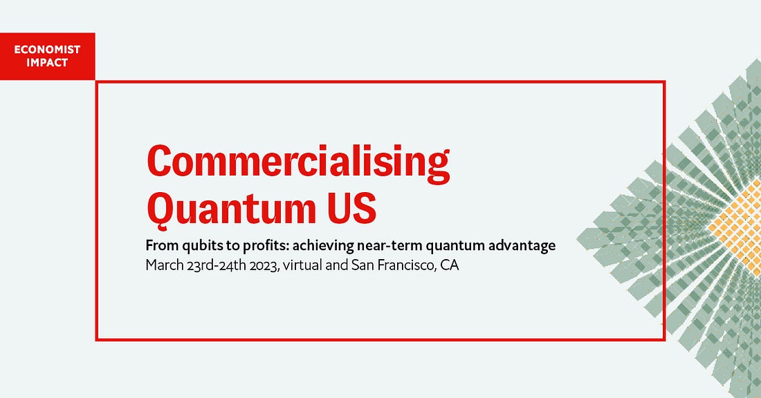 Economist Impact Commercialising Quantum US conference 