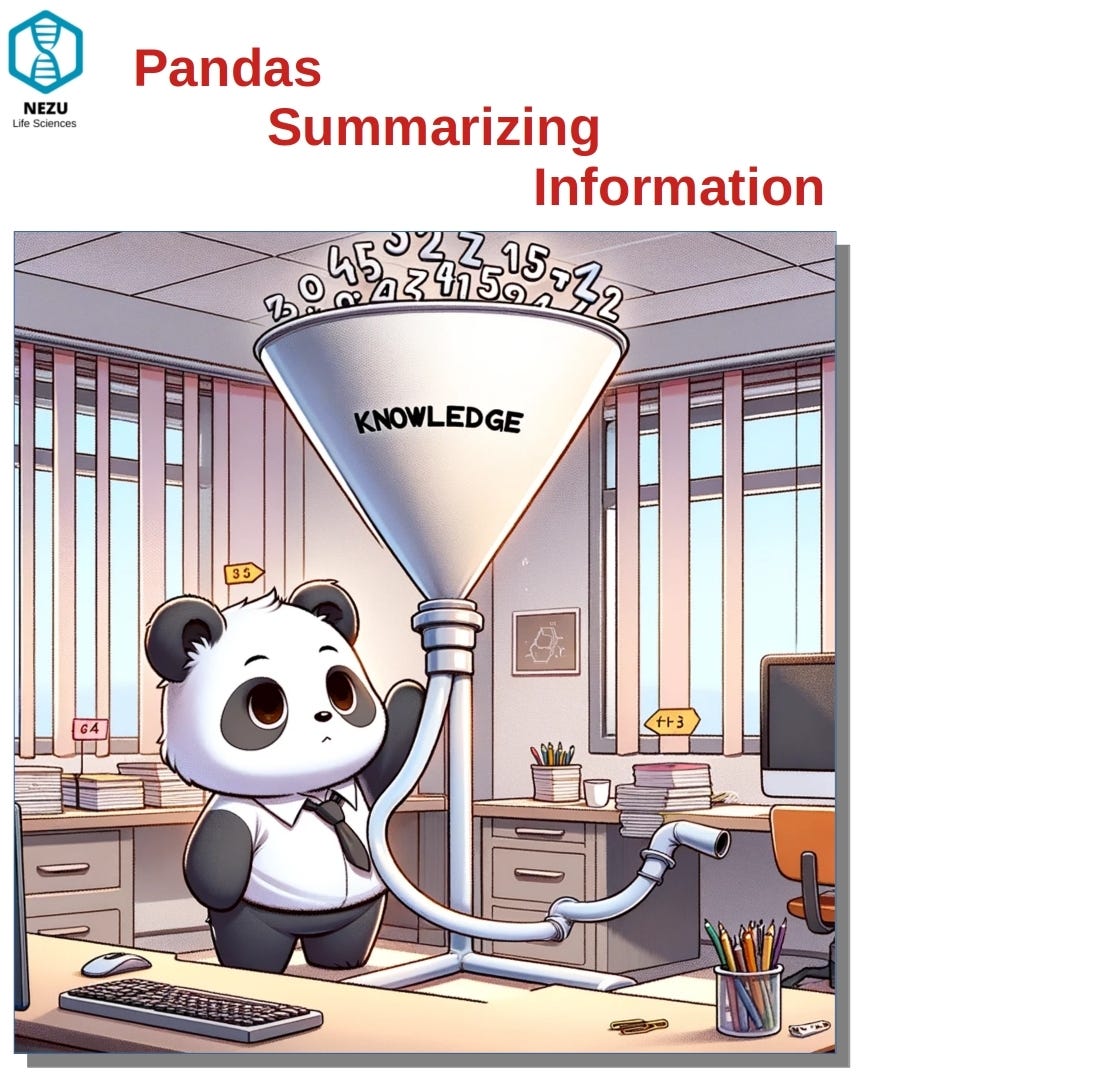 Python Intro — Pandas — Summarizing Information [4/5]