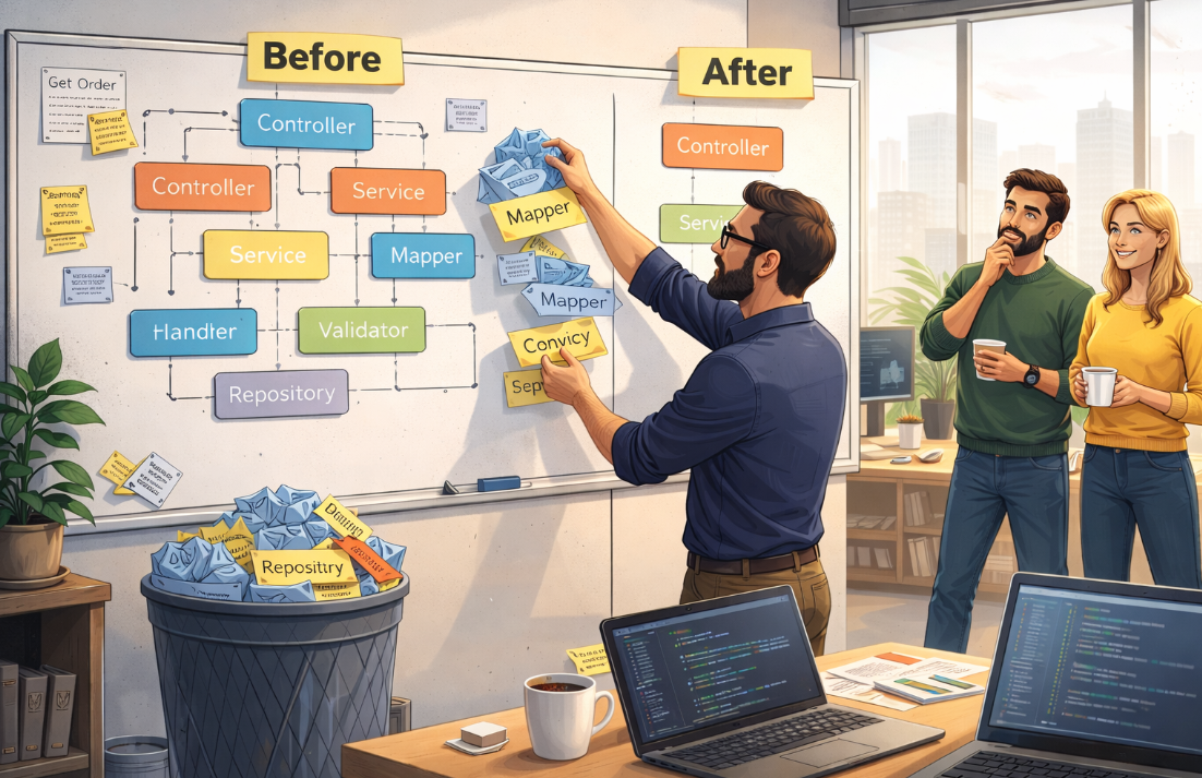 Why Senior Developers Quietly Remove Layers After Year Two