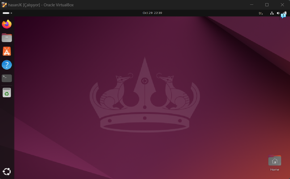 VIRTUALBOX VE UBUNTU KURULUMU