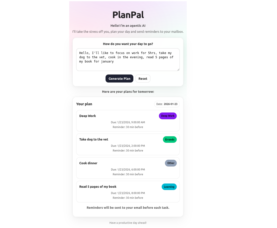 Building an Agentic AI Planner with Django, Celery, Redis, and OpenAI — PlanPal