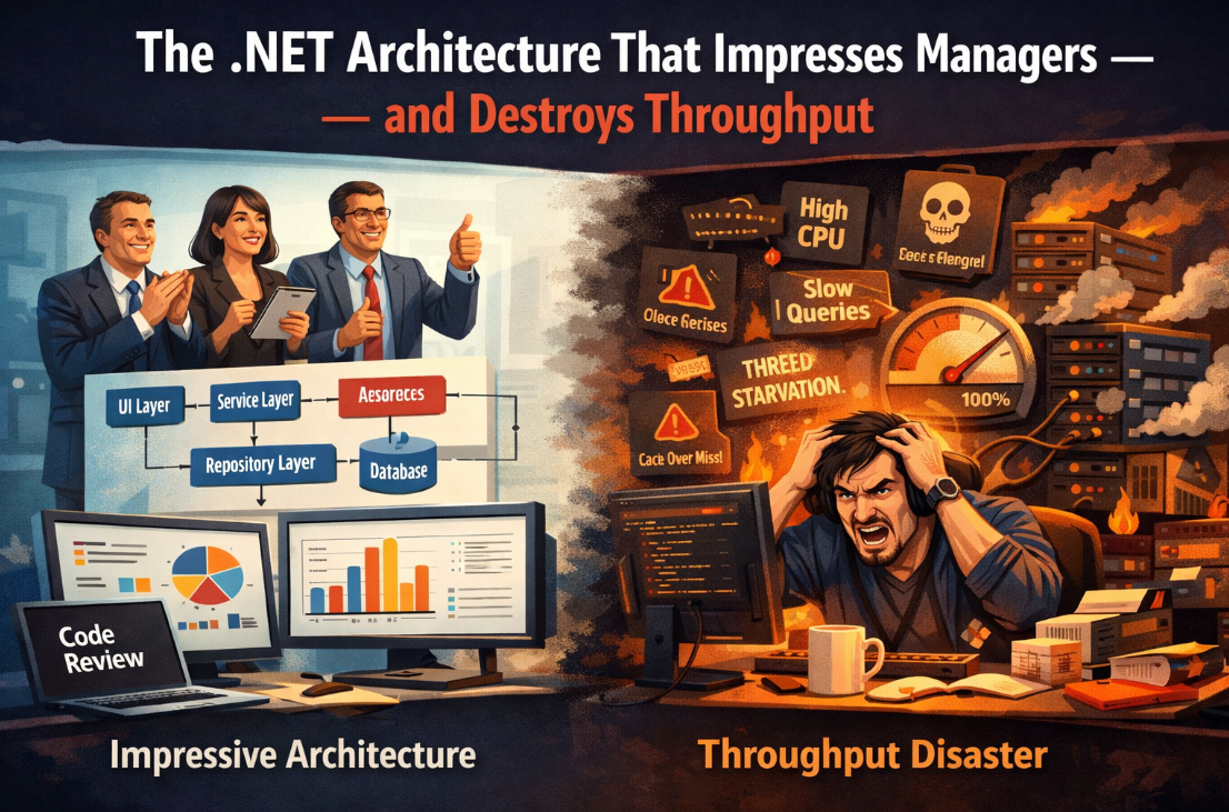 The .NET Architecture That Impresses Managers — and Destroys Throughput