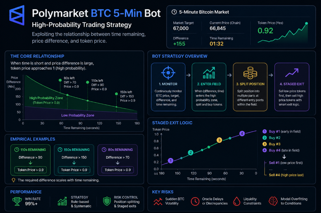 Building a High-Probability Trading Bot for Polymarket’s 5-Minute BTC Market