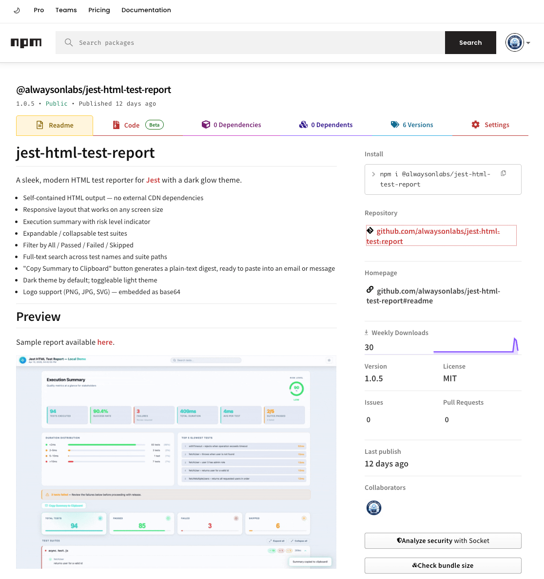 From Frustration to npm: How I Built and Published My Own Jest HTML Test Reporter