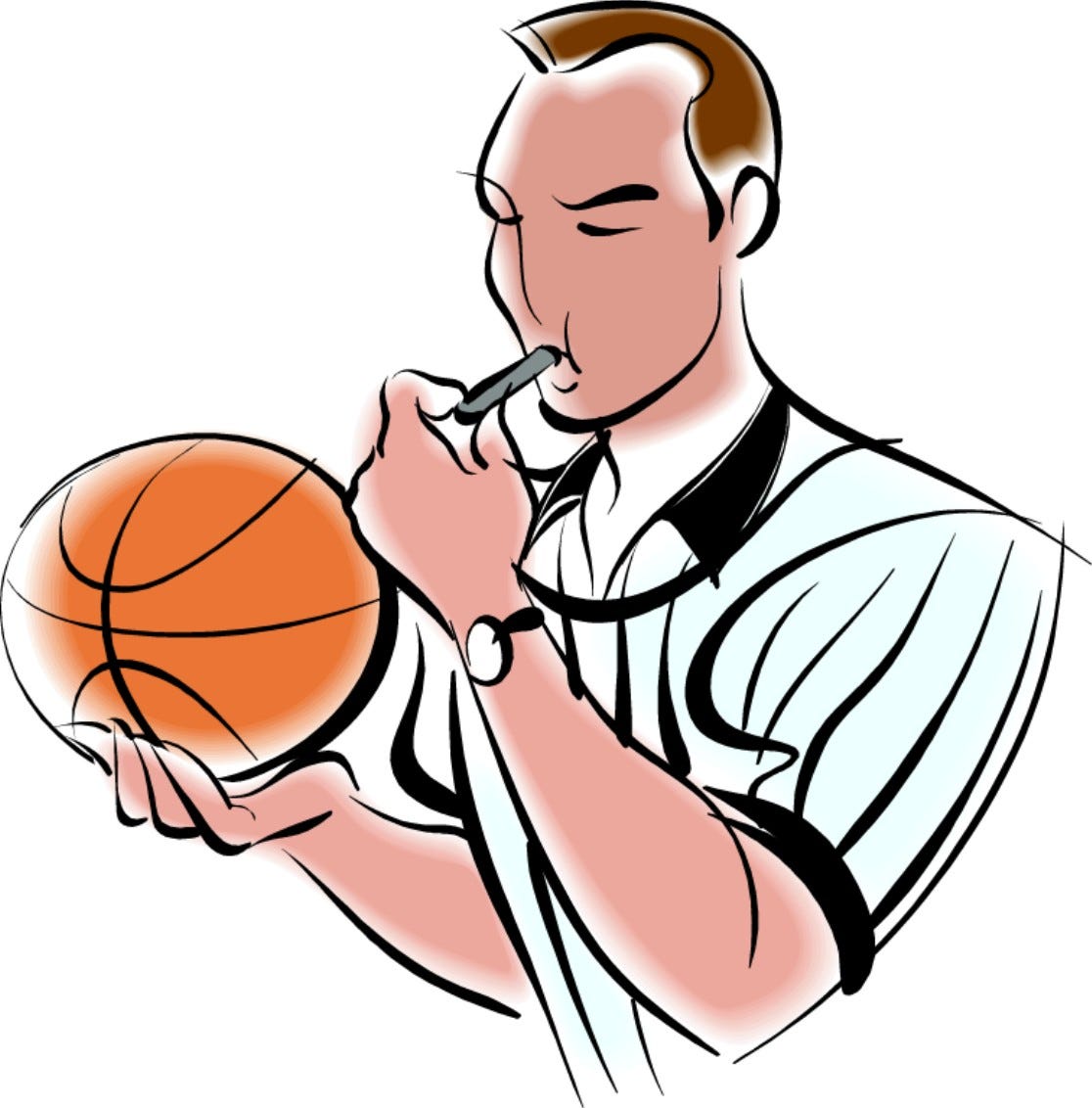 Image result for basketball officiating clip art