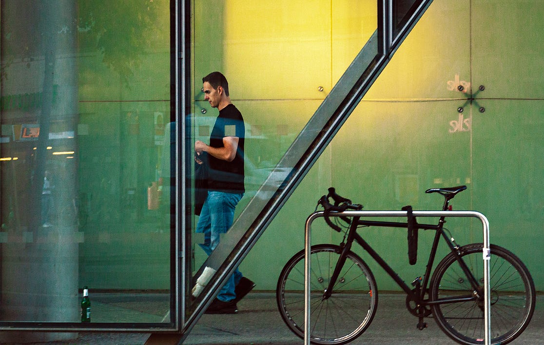 Street Photography by Sean P. Durham, Berlin, 2022. Potsdamer Platz structures.
