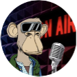 Avatar picture of a cartoon ape wearing sunglasses and talking into a microphone