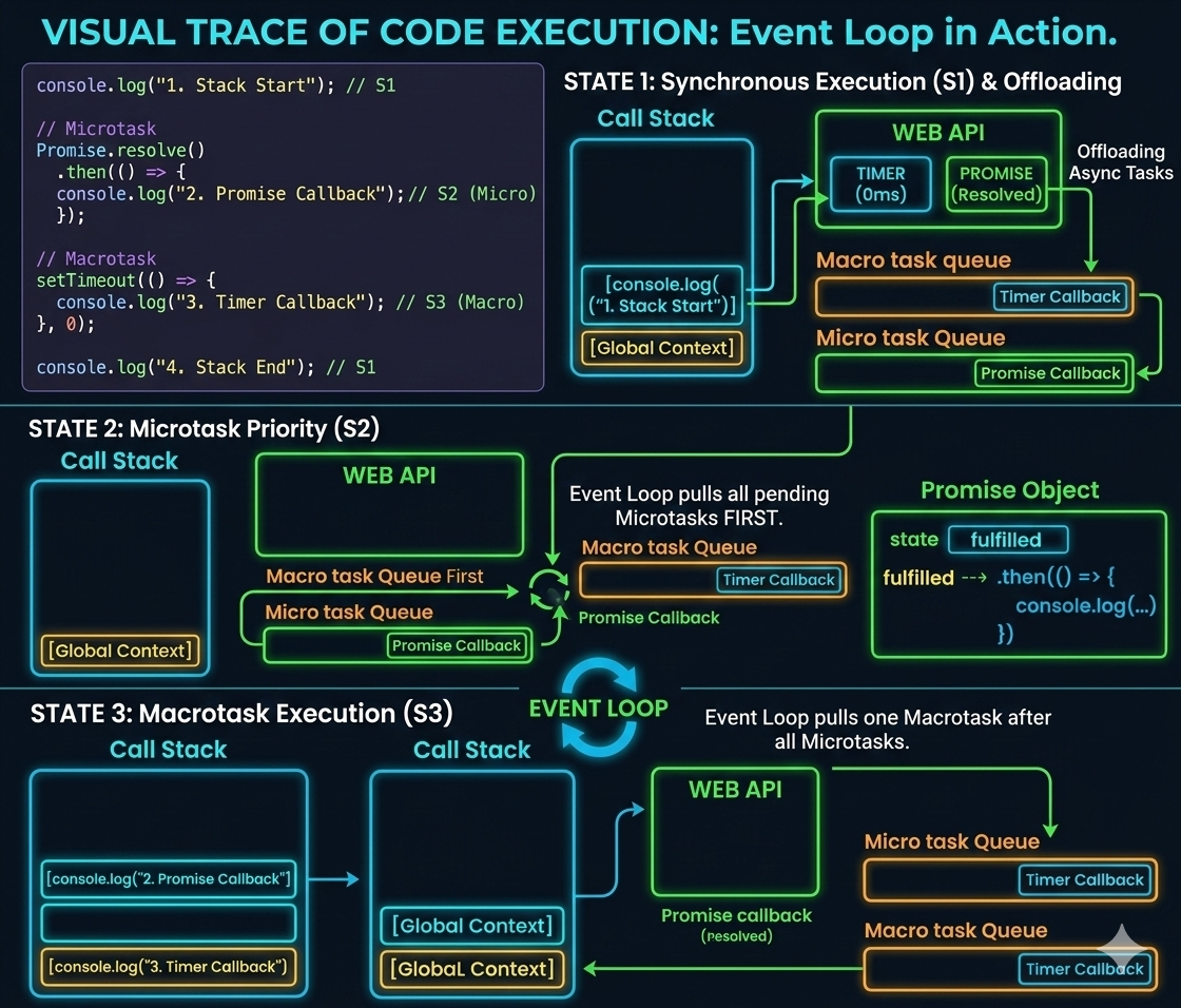 JavaScript Is Single-Threaded… So How Does It Feel So Fast?
