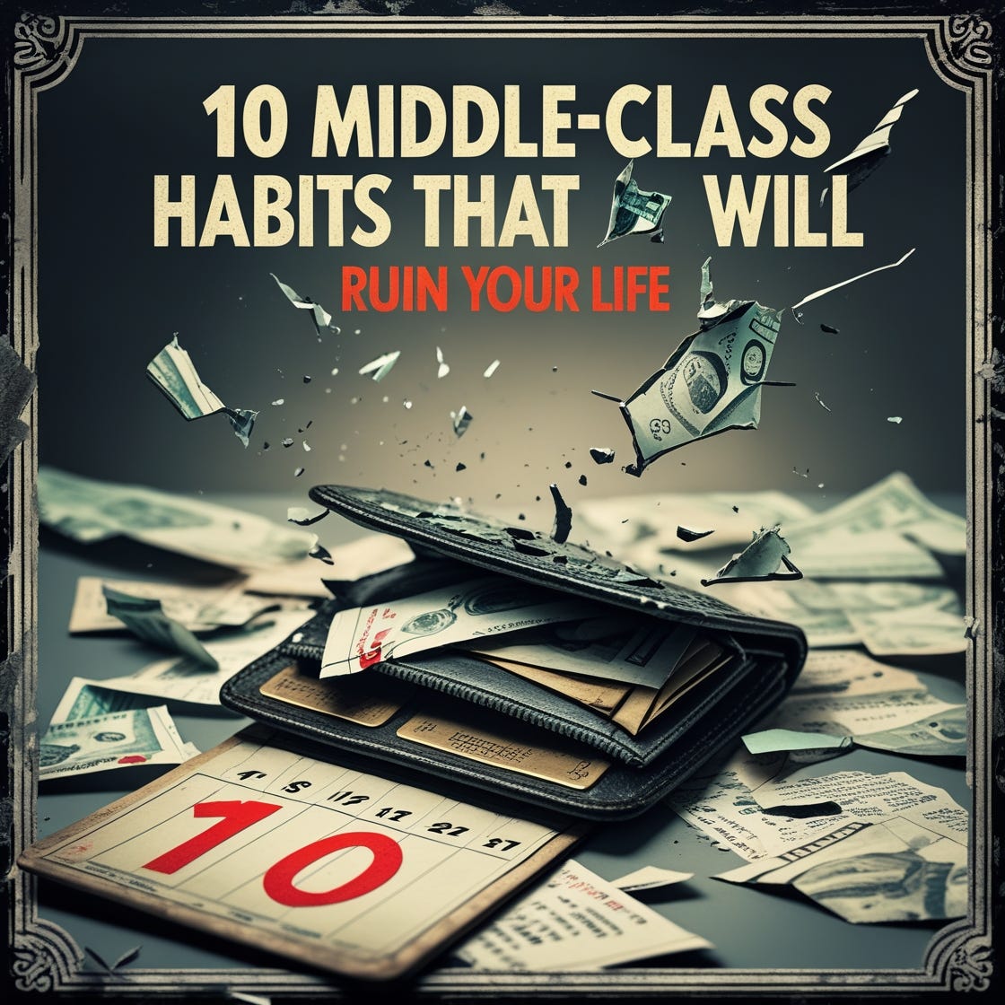 10 Middle-Class Habits that will Ruin Your Life