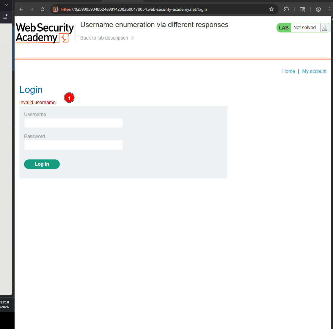 Username Enumeration Via Different Responses — Welcome to the Authentication Series