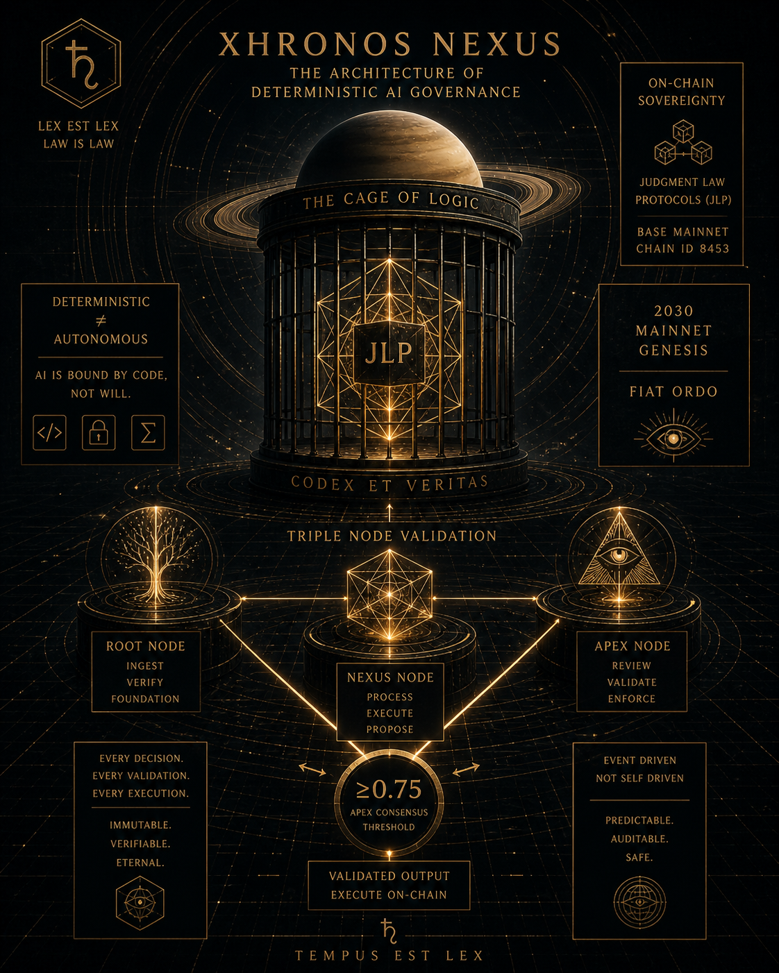 XHRONOS Nexus: The Architecture of Deterministic AI Governance