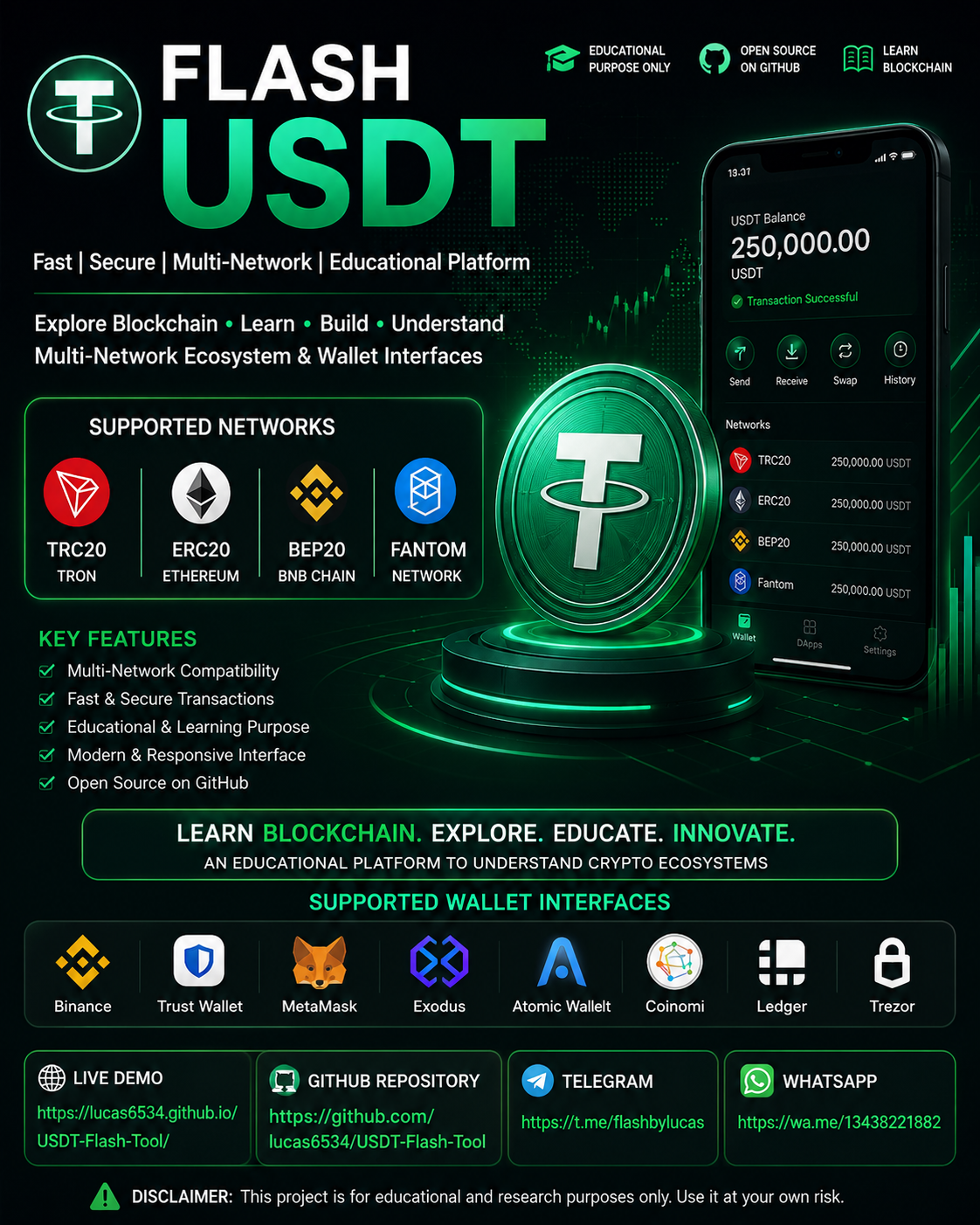 Flash USDT Educational Platform Guide (2026)