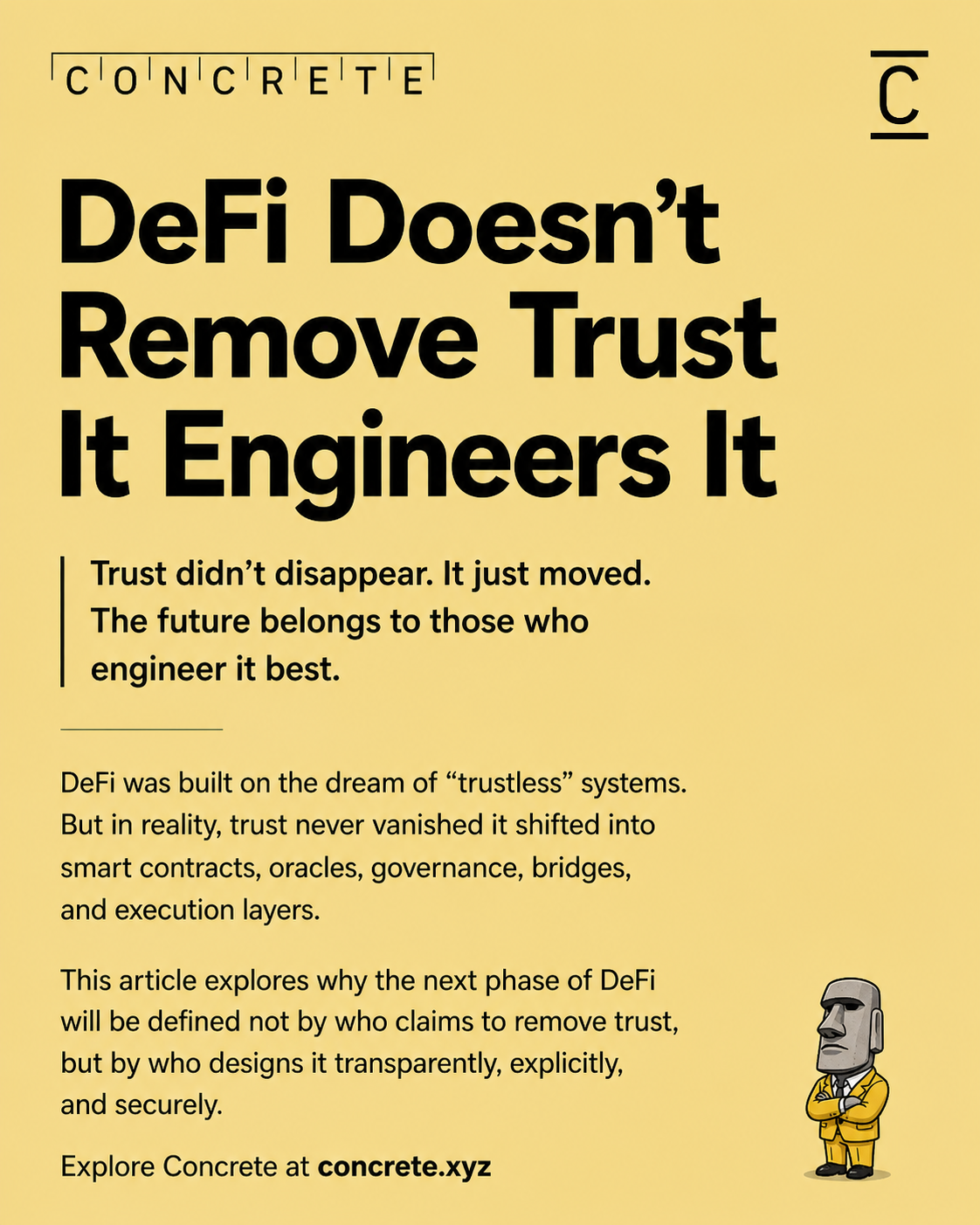 DeFi Doesn’t Remove Trust It Engineers It