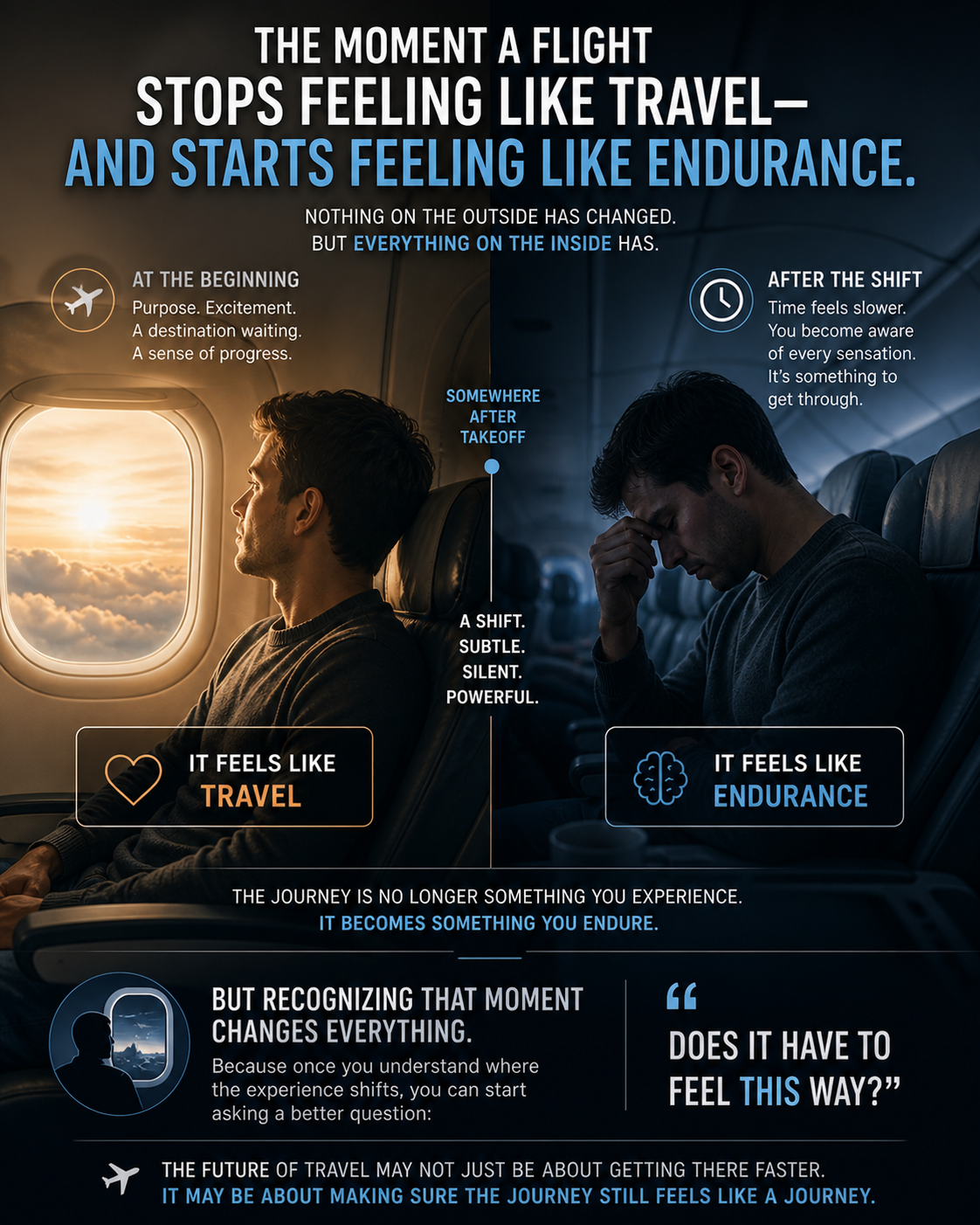 The Moment a Flight Stops Feeling Like Travel — and Starts Feeling Lik