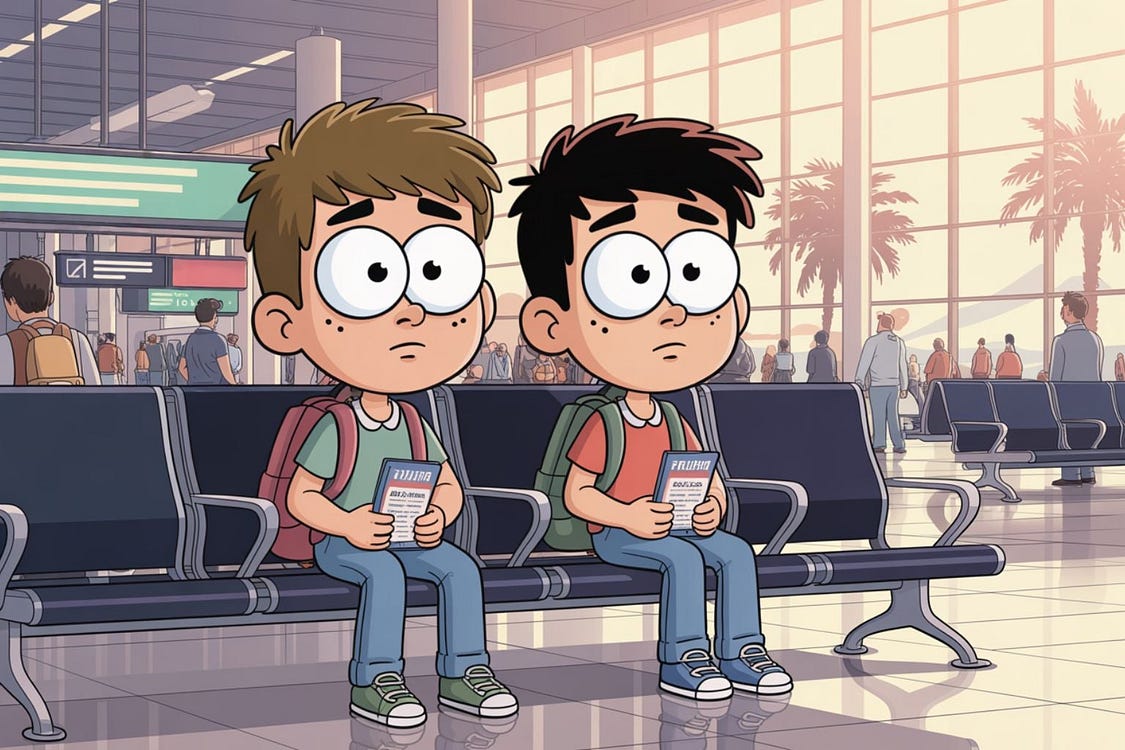 Unaccompanied minor service disaster: KLM left our boys stranded in Eu Unaccompanied minor service disaster: KLM left our boys stranded in Eu