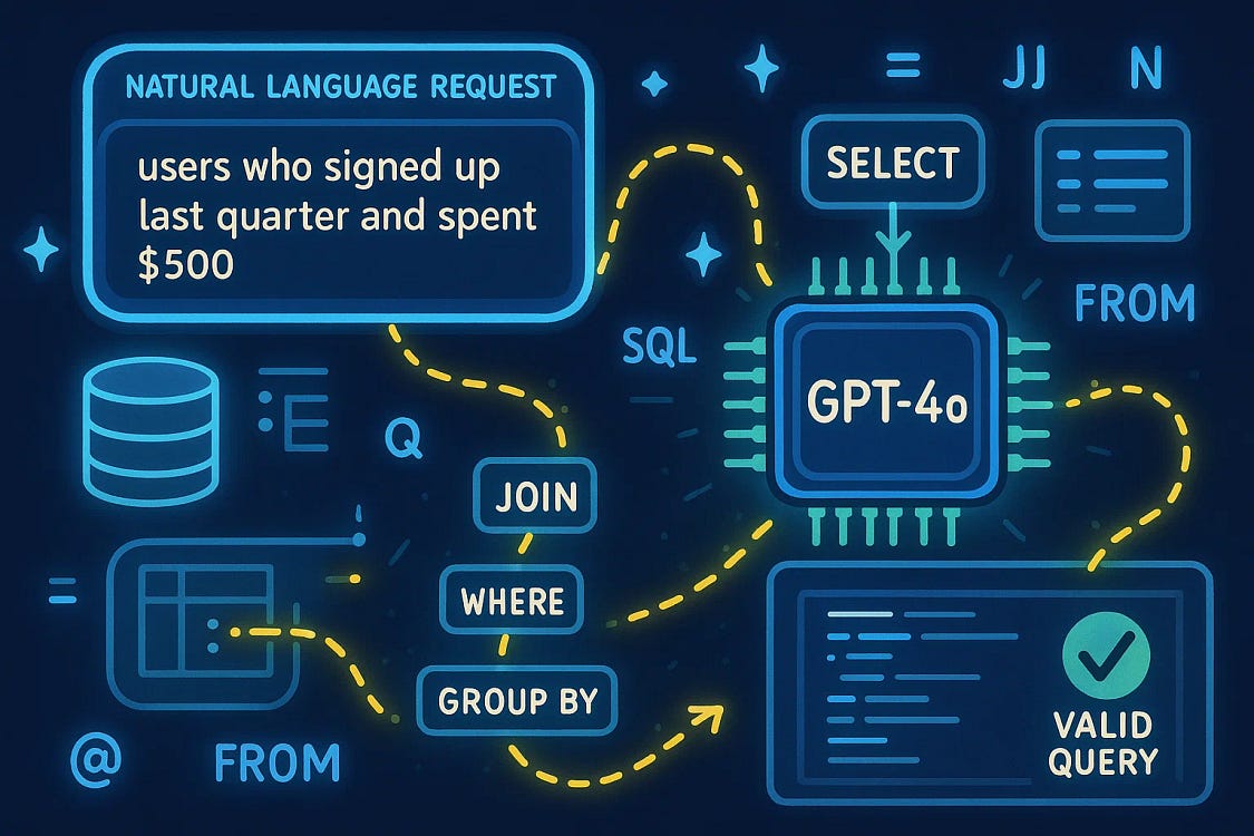 I Used GPT-4o to Automatically Generate SQL Queries from Natural Language