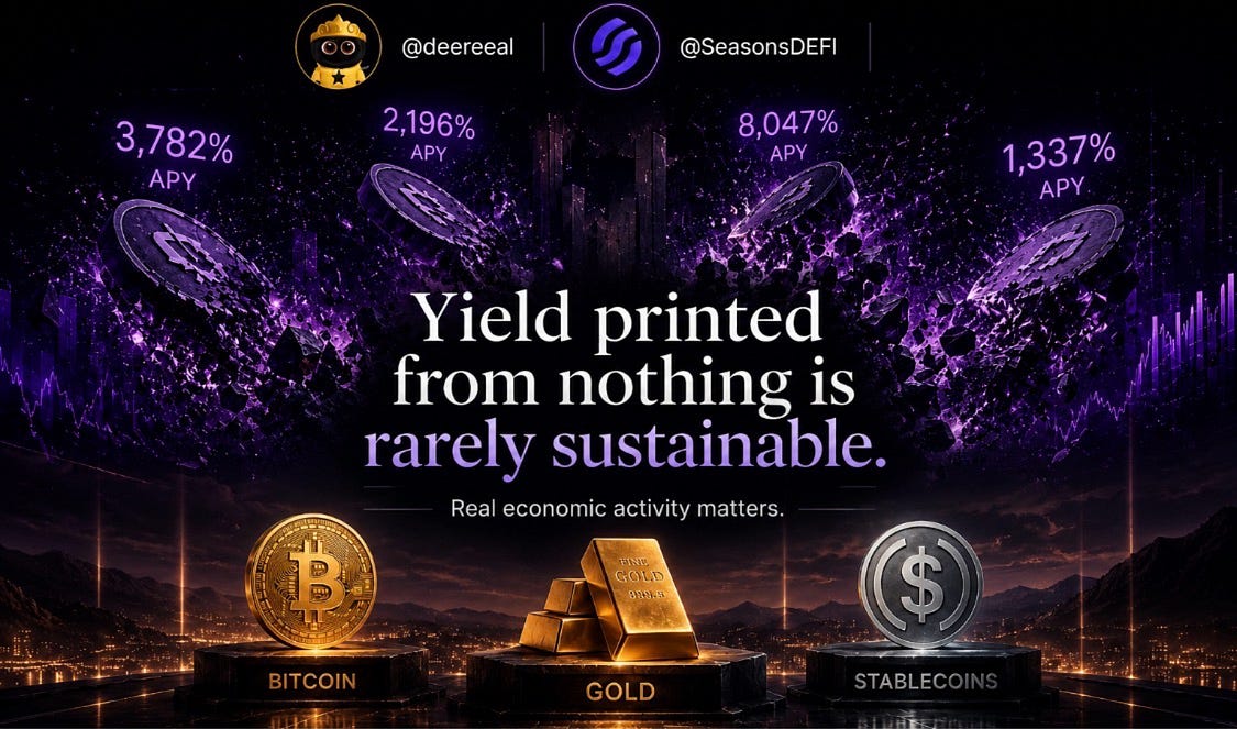 Why Sustainable Yield in DeFi Requires Real Economic Activity, Not Emissions