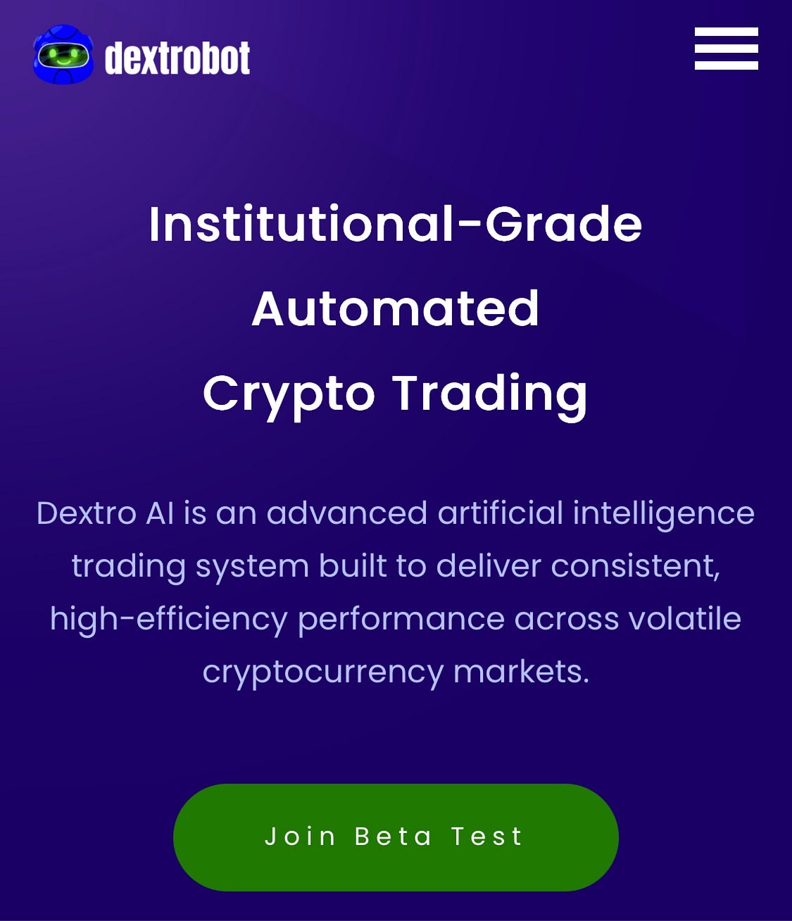 DextroBot Beta Phase