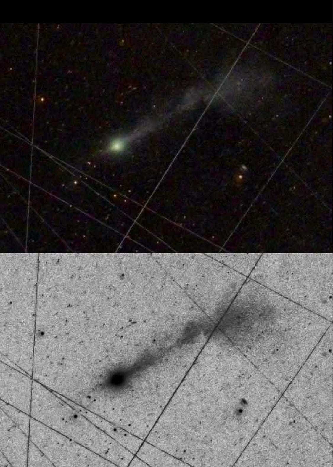Plausible Fragmentation or Alike Mass/Object Release Activity and Tail