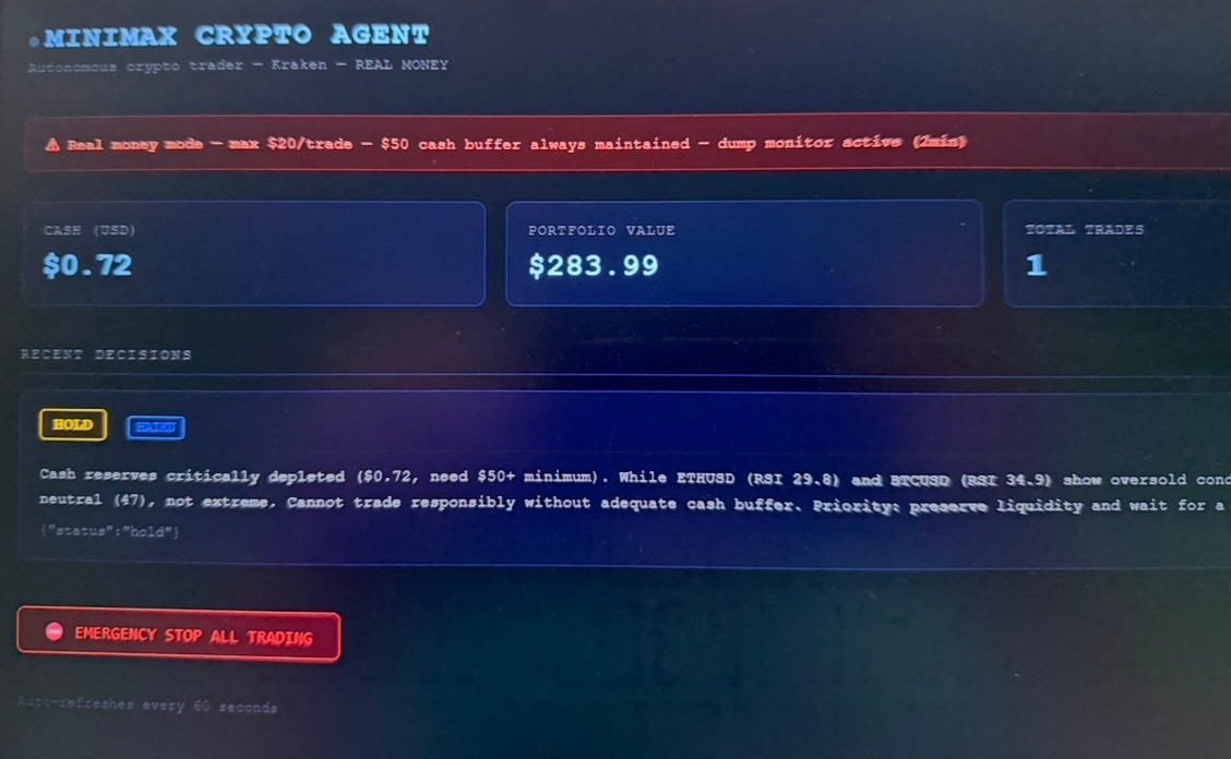 I Retired to the Philippines and Built an AI Crypto Bot. Here’s Where Month One Actually Left Me.