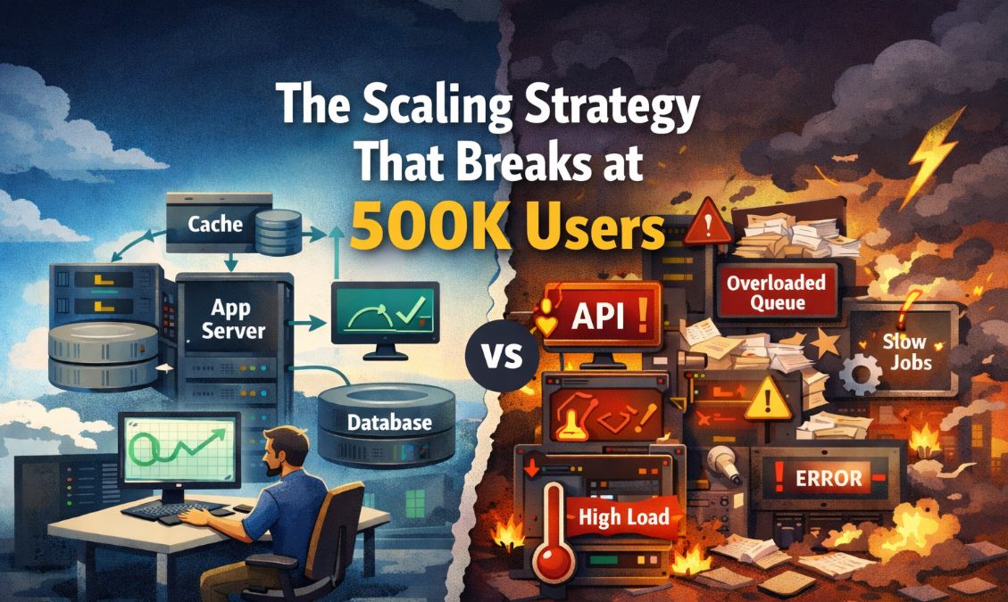 The Scaling Strategy That Breaks at 500K Users