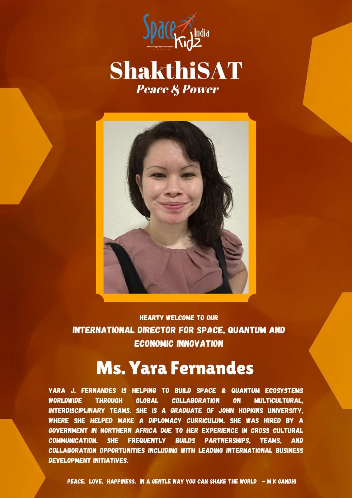 About Yara Fernandes : International Director for Space Quantum and Ec