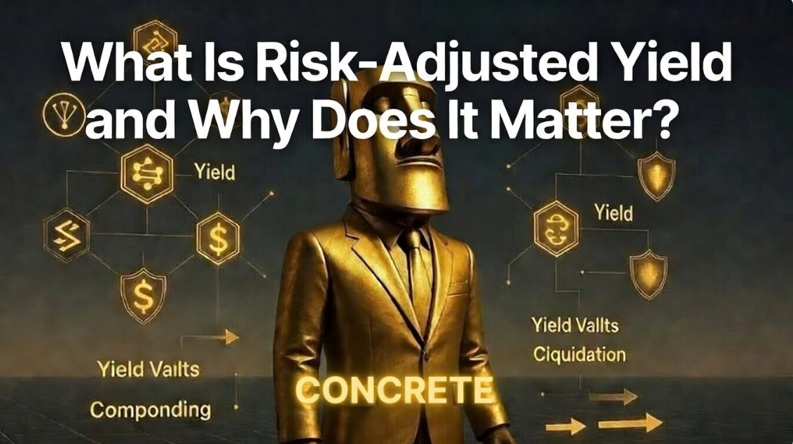 CONCRETE — What Is Risk-Adjusted Yield and Why Does It Matter?