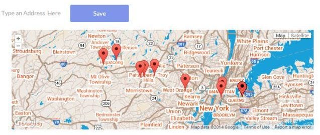 The Jeff Yablon Map: Everywhere I've Lived