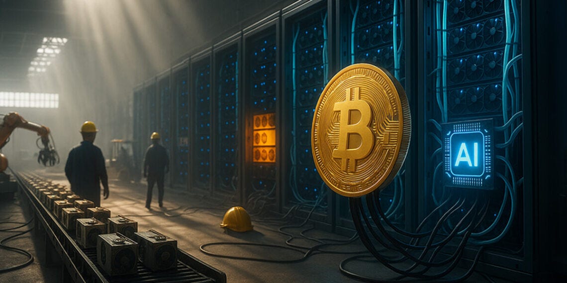 70% of top Bitcoin miners are already using AI income to survive the bear market