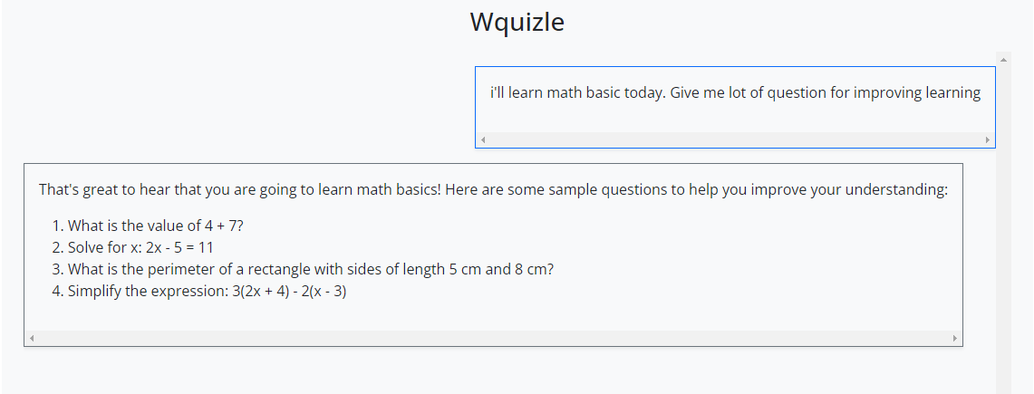 Automatic Question Generator Application for Studying; Wquizle