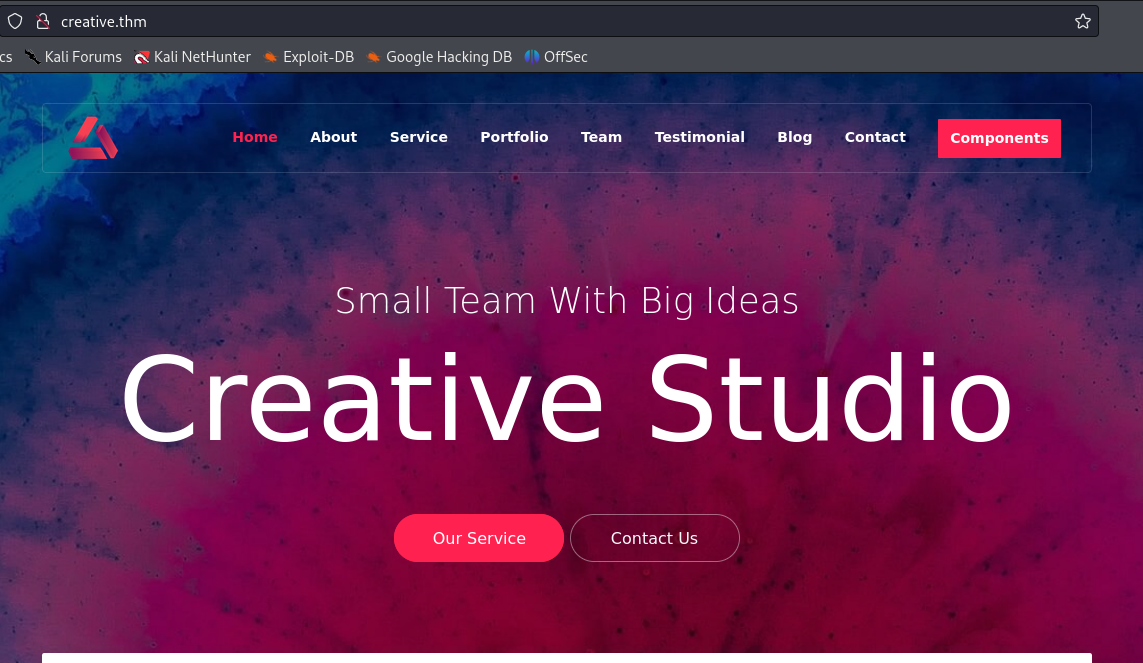 TryHackMe-Creative Walkthrough | TheHiker