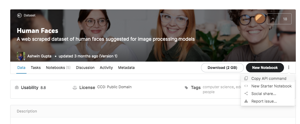 How to Bring Kaggle Dataset Into Azure ML Workspace in Azure Portal