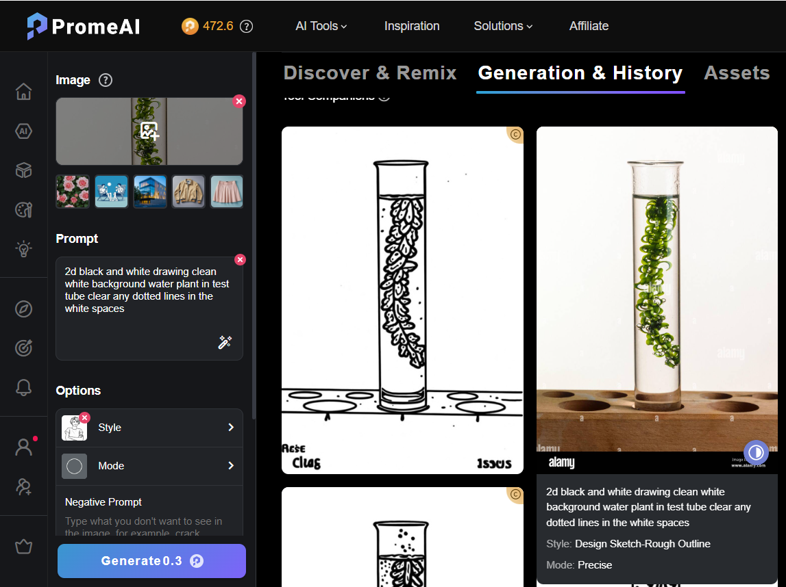 Using PromeAI AI tools to Autogenerate diagrams for Science Assessment